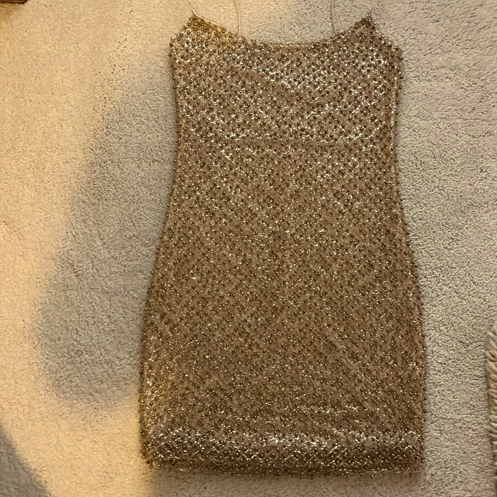 Oh Polly size 6 gold color New